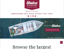 Tablet Screenshot of kesslersdiamonds.com